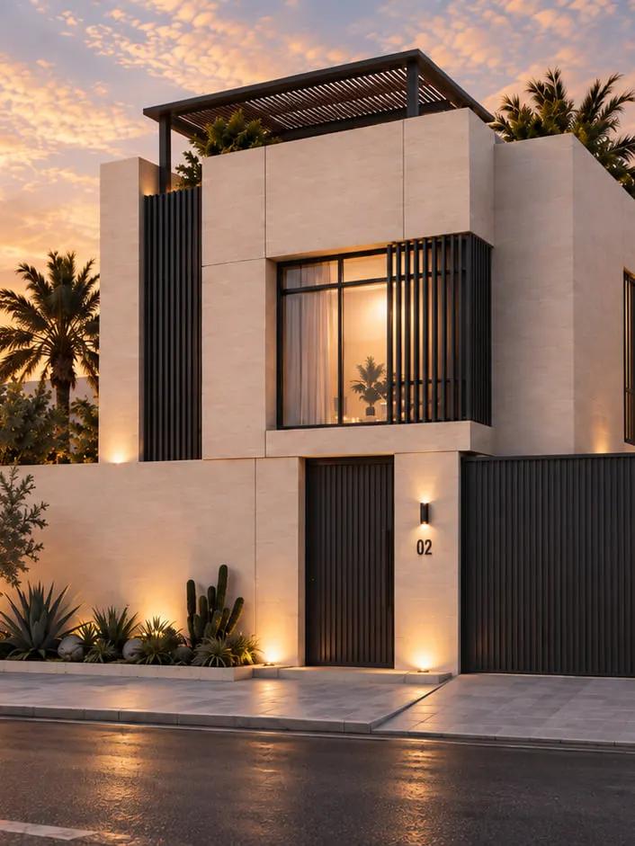 واجهة مشروع سكني